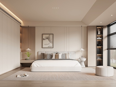 New Chinese bedroom 3d model