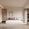 New Chinese bedroom 3d model