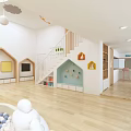 New Future Preschool Interior With Skylights Slide And Paw Prints