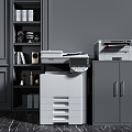 Modern printer cabinet 3d model