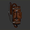 Modern Bag Backpack Camping Backpack Travel Bag 3d model