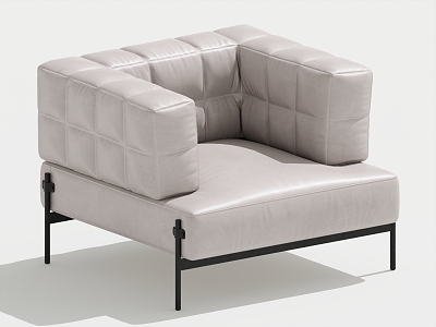 Modern Single Sofa Single Leisure Chair 3d model