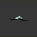 Beautiful Scenic Landscape With Snow Covered Mountain And Glacier Terrain Features