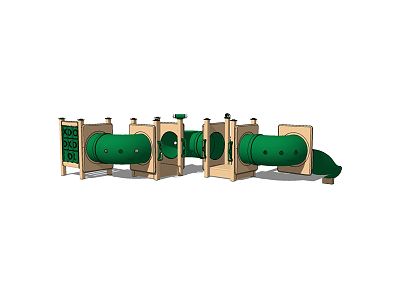 Modern play equipment children's equipment combination model