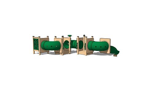 Modern play equipment children's equipment combination 3d model