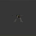Modern Butterfly Colored Butterfly Tabby Butterfly Leaf Butterfly 3d model