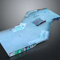 Modern Skatepark Design for Fitness with Ramps Graffiti and Functional Surfaces