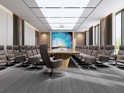 Modern Meeting Room Office 3d model