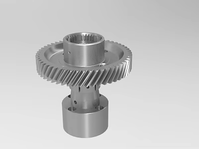 Precision Metal Gear Component for Industrial Machinery Equipment Applications 3d model