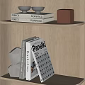 Modern Book Combination Ornaments Book Combination Book 3d model