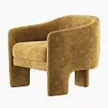 Stylish Modern Single Sofa with Comfortable Design and Various Colors for Living Room