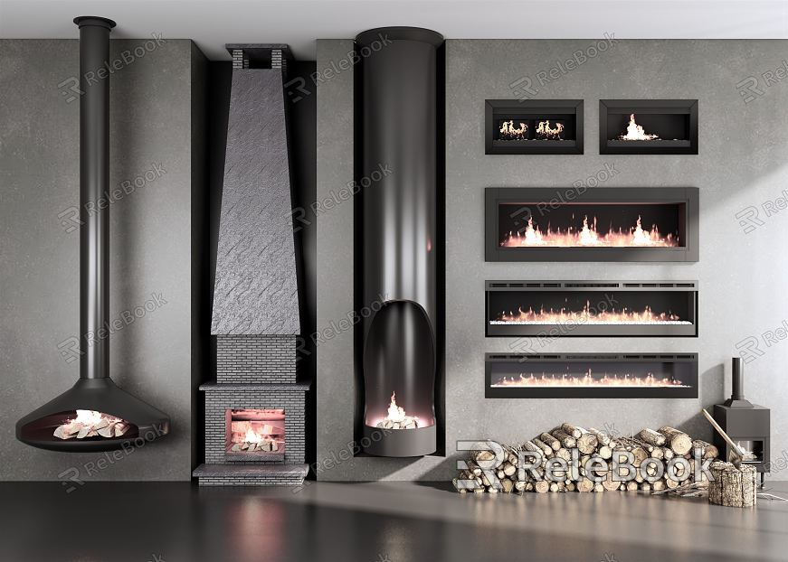 Modern Fireplace model