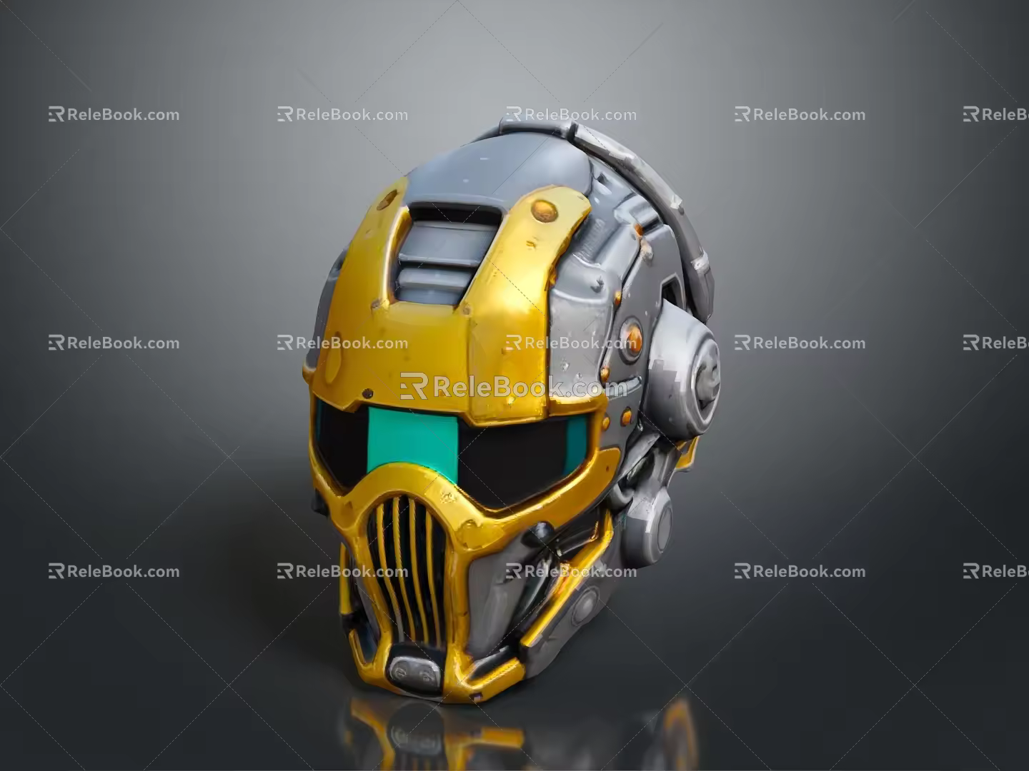 Sci-Fi Helmet Alien Helmet High Tech Helmet Game Helmet Helmet Helmet 3d model