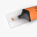 Sharpie Highlighter Pen With Orange Body Transparent Cap And Black And Yellow Tip