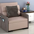 Modern sickbed accompanying sofa sickbed combination 3d model