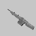 light machine gun 3d model