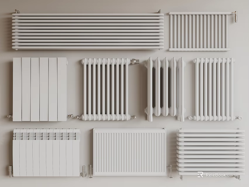 Various Modern Radiator Designs With Different Styles And Shapes For Home Use 3d model 