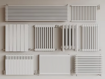 Various Modern Radiator Designs With Different Styles And Shapes For Home Use 3d model