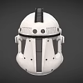 Futuristic White Helmet Design With Circular Accents Visor And Vent Details