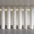 Luminous Concrete Column Gradient Hollow Cylinder Technology Decorative Column Gradient Perforated Column Indoor Cylinder 3d model