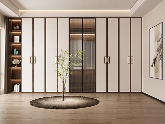 New Chinese wardrobe 3d model