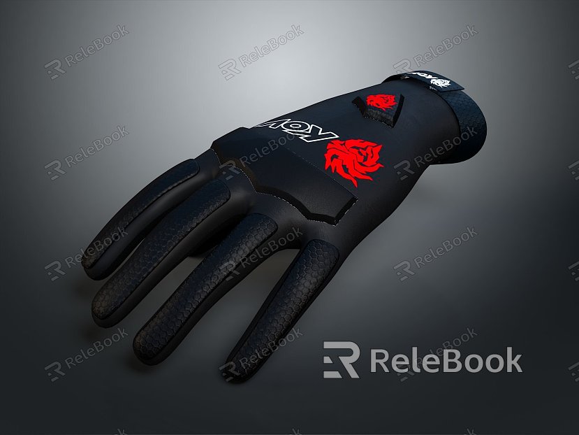 Gloves Hand Gaming Items model