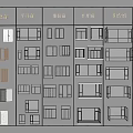 Modern windows Combination blinds Casement window Balcony window Bay window sliding window Folding window 3d model