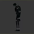 Robot Assistant Small Robot Butler Robot Butler Figure Game Figure 3d model