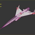 Sleek White And Red Jet Aircraft With Streamlined Body And Jet Engine Design