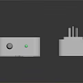 Modern White Smart Switch Socket Panels With Button And Socket Design