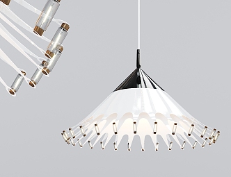 Modern chandelier creative chandelier 3d model