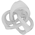 Industrial Equipment Intertwined Rings Grid Structure And 3D Mechanical Design Framework