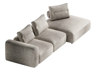 Modern Multiplayer Sofa 3d model