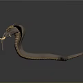 Game Movie Character Mythical Snake Elephant Hybrid With Ivory Tusks Hooded Neck And Scaled Body