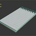 Spiral Bound Notebook With Lined Paper For Daily Stationery Use