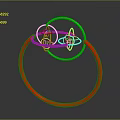 Children Learning Geometric Shapes With Colorful Red Green Blue Rings And Spheres