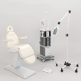 Beauty Salon Equipment Combination Equipment Beauty Salon Massage Chair Lamp Recliner 3d model