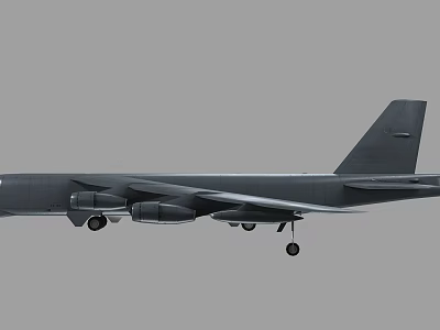 Gray Military Fighter Jet Side View With Twin Engines And Extended Landing Gear 3d model