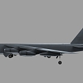 The imaginary enemy of the United States B52H B52H stratospheric fortress strategic bomber Boeing 3d model