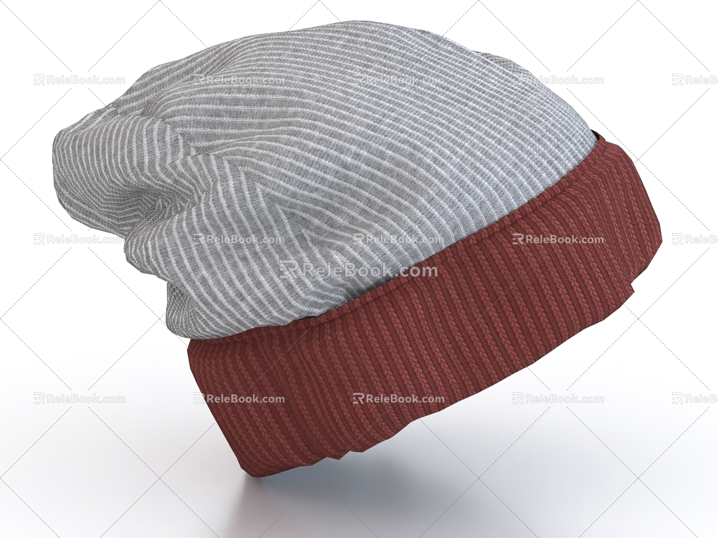 Knitted Hat Warm Hat 3d model