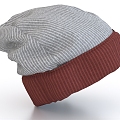 Knitted Hat Warm Hat 3d model