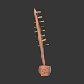 Vintage Style Wooden Small Boat Model Decorative Home Ornament With String Details
