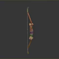 Crossbow Mechanical Crossbow Shift Bow and Arrow Shoot Far Equipment Weapons High-tech Crossbow 3d model