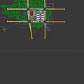 Well Designed School Campus With Academic Buildings Sports Field And Surrounding Greenery