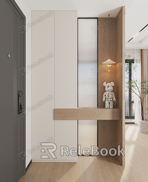 Modern Entrance Entrance Cabinet Shoe Cabinet Screen Partition Combination model