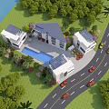 Elegant Detached Villa with Private Swimming Pool Lush Greenery and Waterfront Surroundings