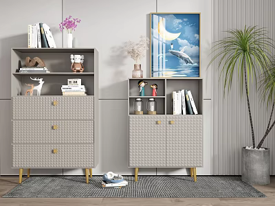 modern chest of drawers 3d model