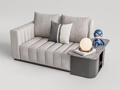Modern double sofa 3d model