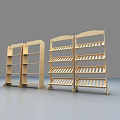 Wooden Wine Cabinets With Multiple Shelves And Different Styles For Home Use