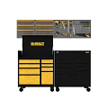 Black And Yellow DEWALT Decorative Ornament Combination With Toolbox And Hanging Tools